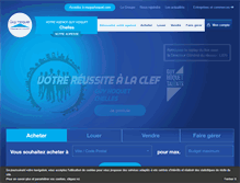 Tablet Screenshot of guyhoquet-immobilier-chelles.com